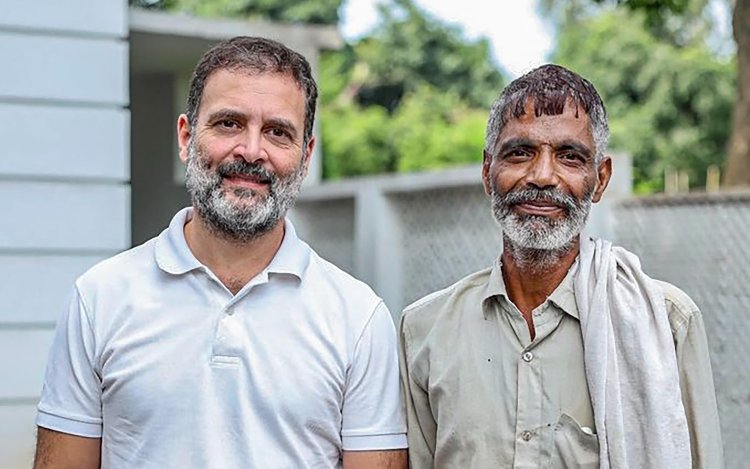 Poor getting obliterated’: Vegetable vendor from viral video tells Rahul Gandhi during luncheon meet.