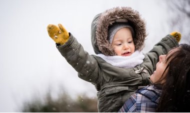 Cute And Warm Hooded Jacket To Protect Them During The Winter Season