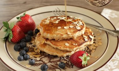 Spice Up Your Mornings With Flavourful Spicy Oats Pancakes For Breakfast.